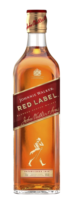 BLENDED SCOTCH WHISKY JOHNNIE WALKER RED LABEL 40°