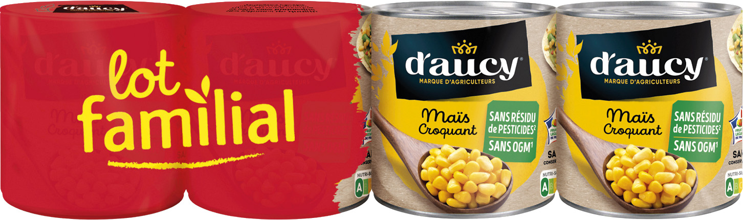MAIS CROQUANT SANS RESIDUS DE PESTICIDES D'AUCY
