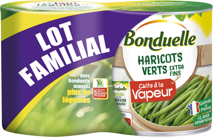 LEGUMES CUISSON VAPEUR BONDUELLE