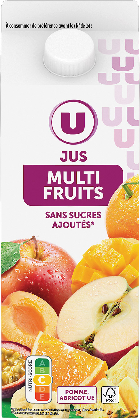 PUR JUS MULTIFRUITS U