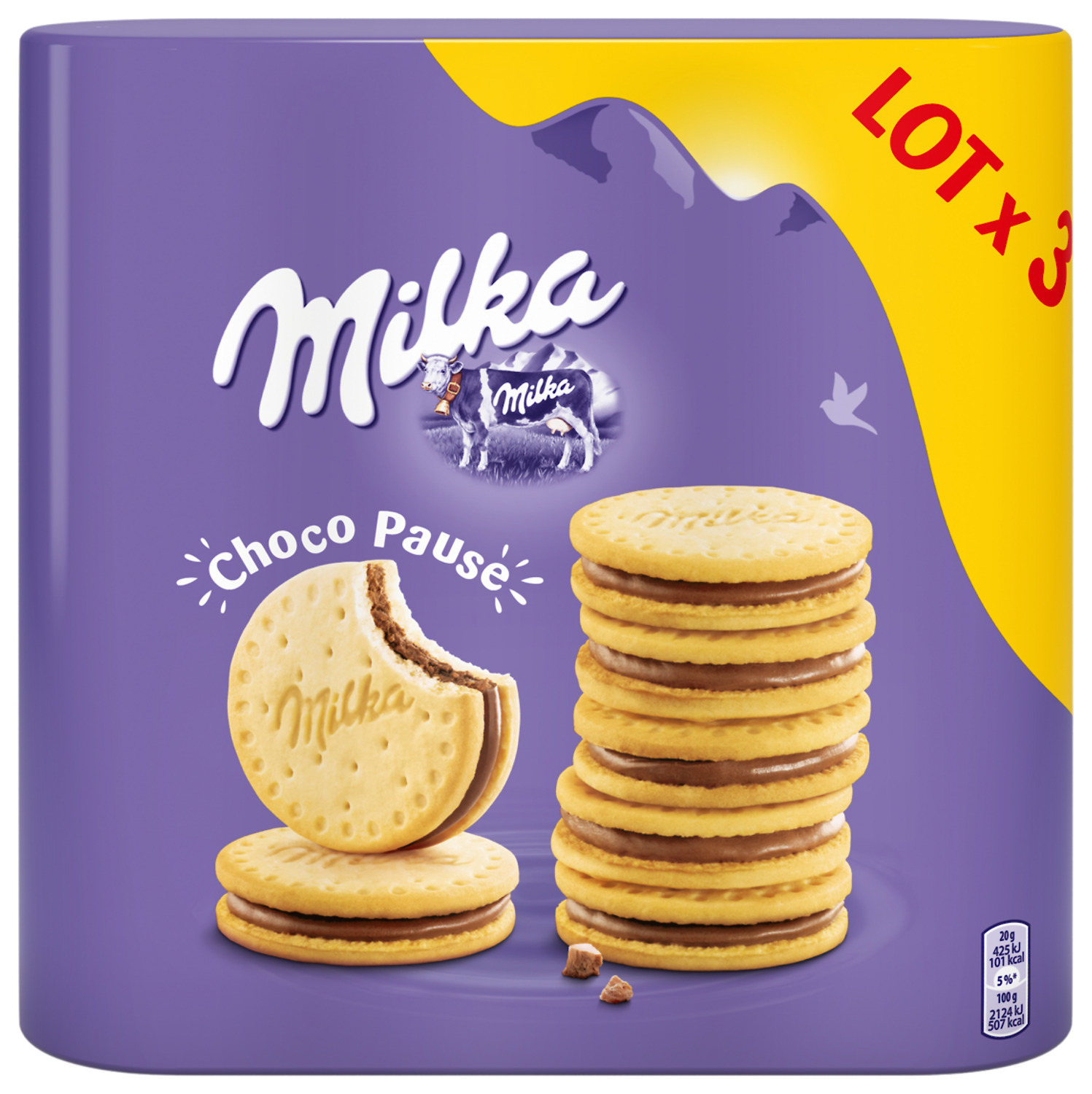 BISCUITS FOURRES MILKA
