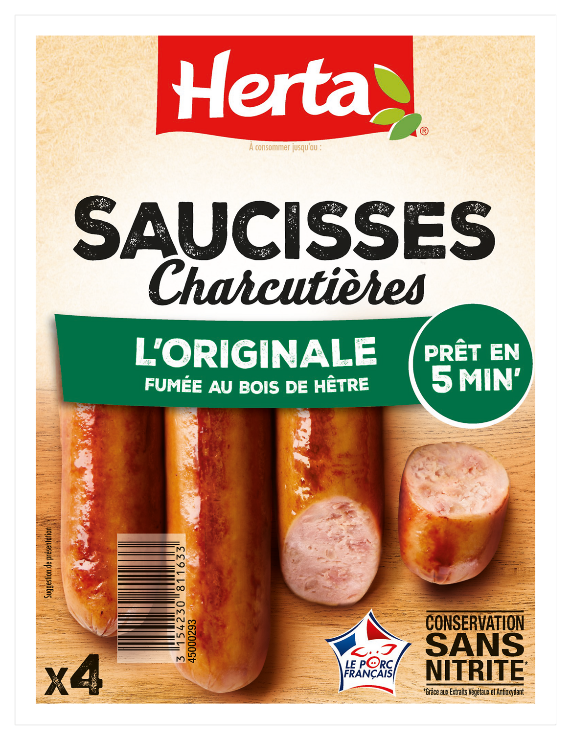 SAUCISSES CHARCUTIERES HERTA