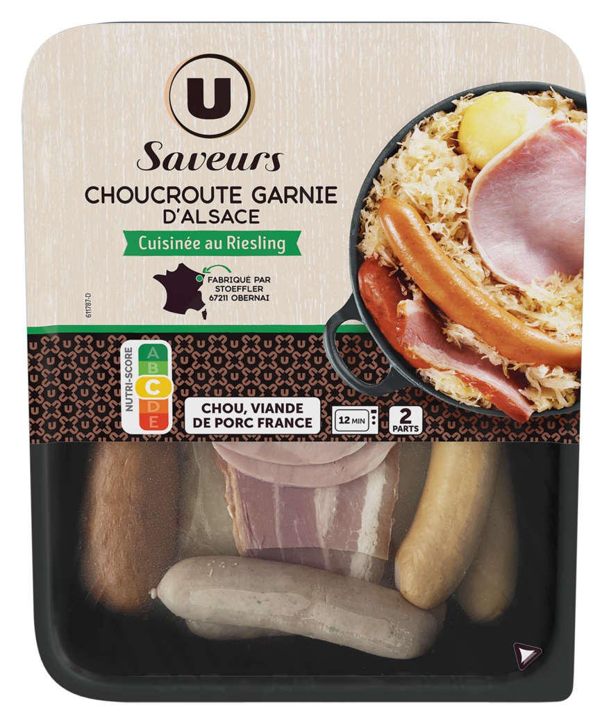 CHOUCROUTE GARNIE D'ALSACE U SAVEURS