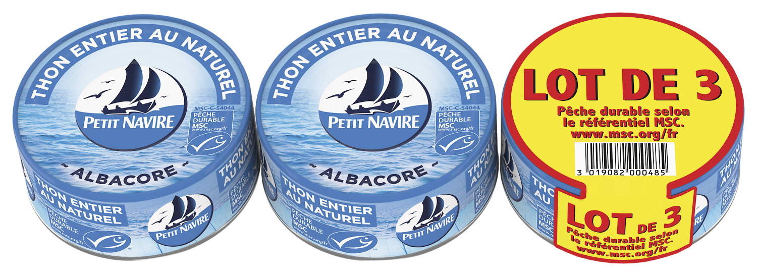 THON AU NATUREL MSC PETIT NAVIRE