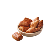 4 CROISSANTS + 4 PAINS CHOCOLAT PUR BEURRE U