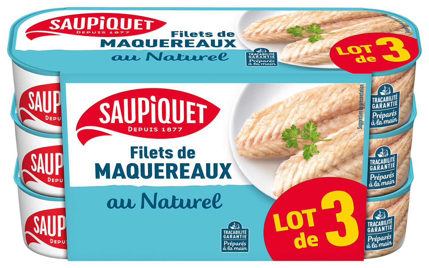 FILETS DE MAQUEREAUX SAUPIQUET