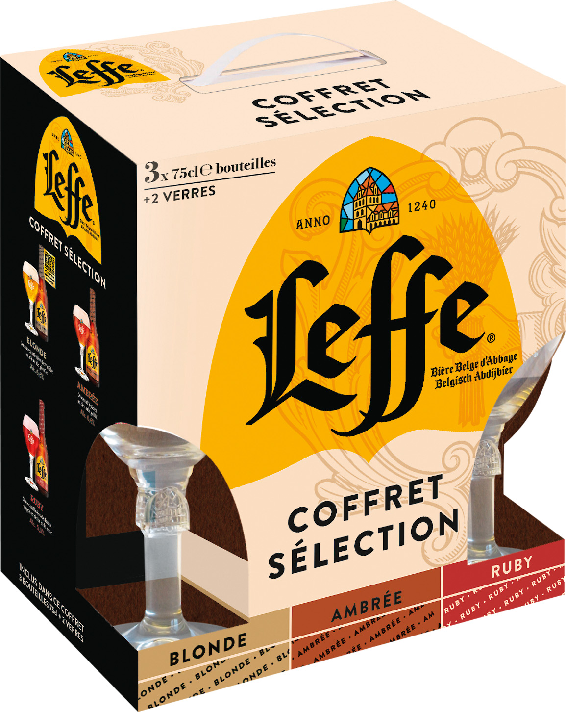 COFFRET SELECTION BIERES LEFFE