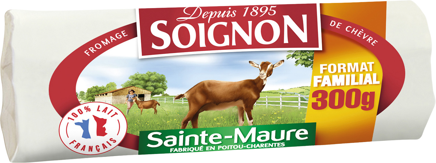 FROMAGE AU LAIT PASTEURISE DE CHEVRE SAINT-MAURE SOIGNON