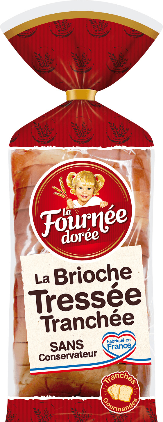 LA BRIOCHE TRESSEE TRANCHEE LA FOURNEE DOREE