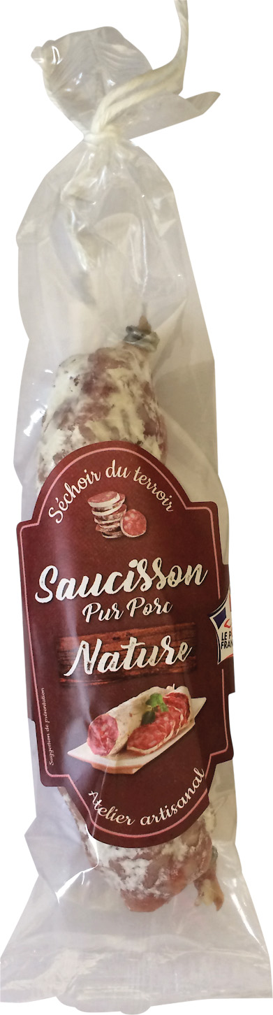 SAUCISSON SEC PUR PORC  OGIER SALAISONS