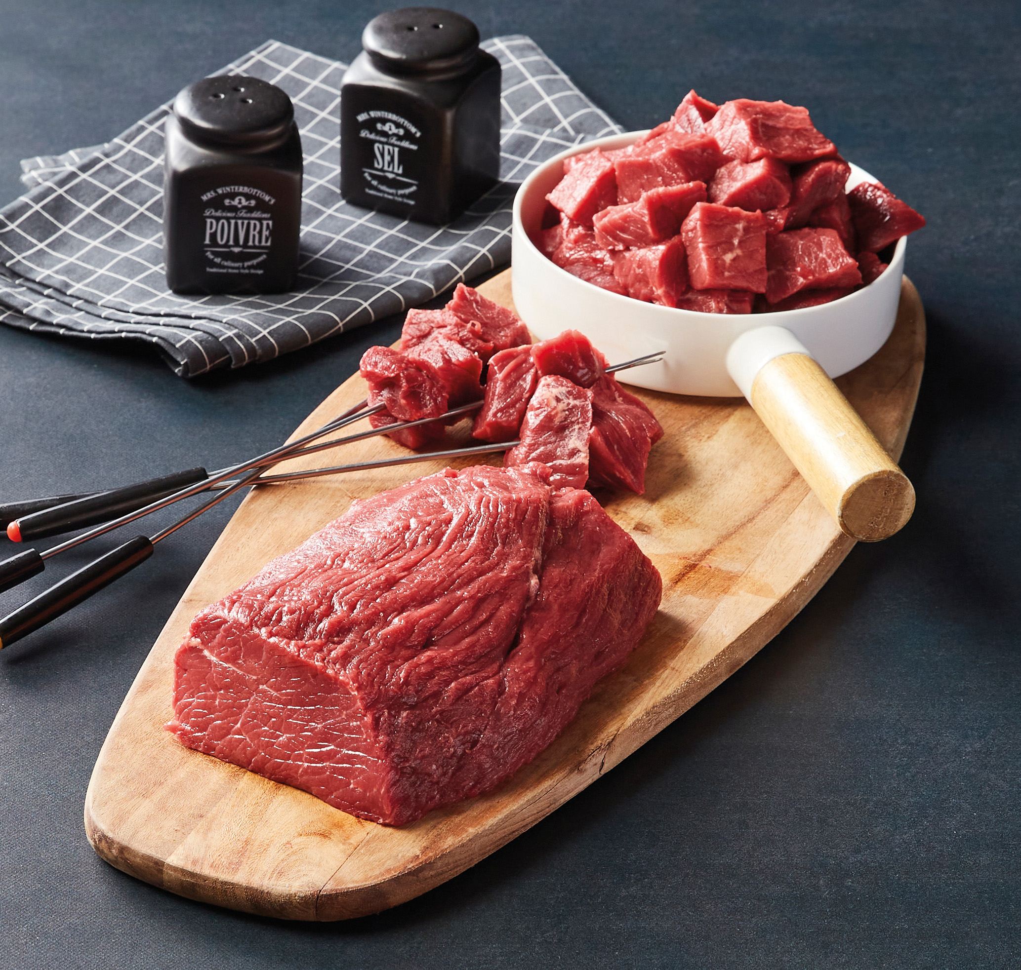 VIANDE BOVINE PIECE A FONDUE