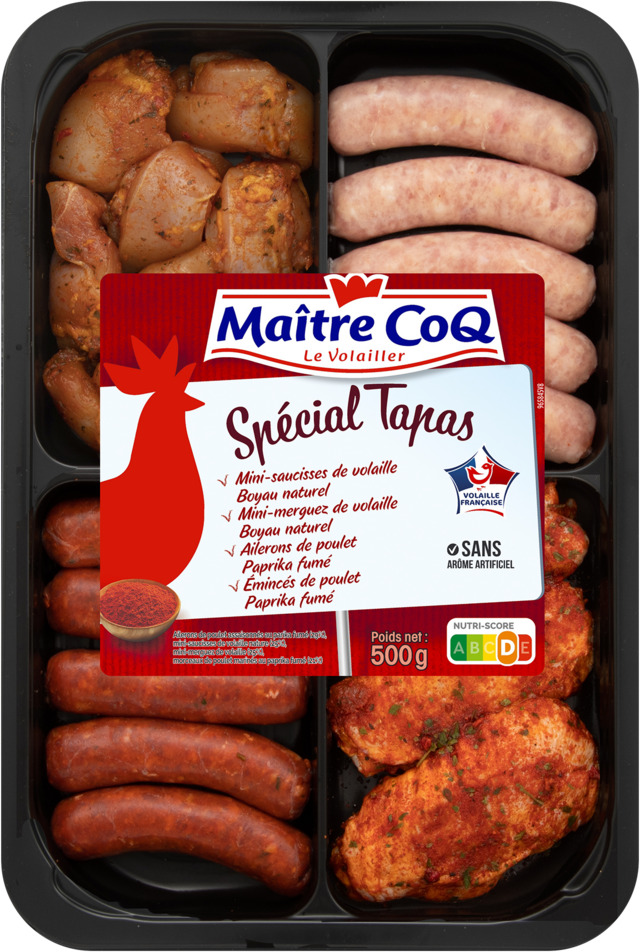 PLATEAU SPECIAL TAPAS OU PLANCHA OU PARTY MAITRE COQ