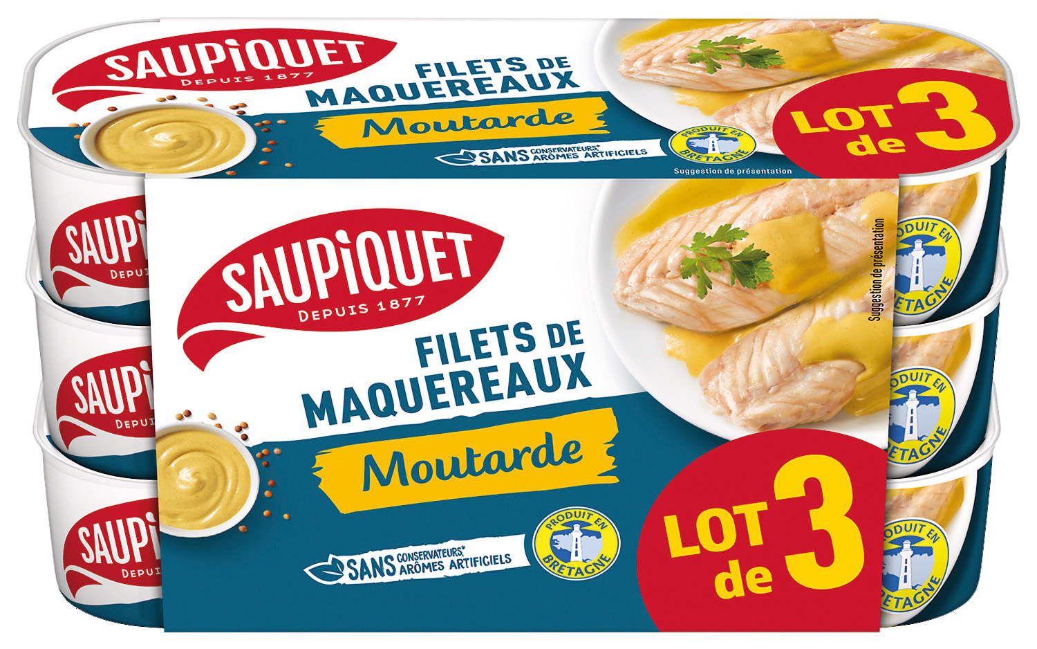FILETS DE MAQUEREAUX SAUPIQUET