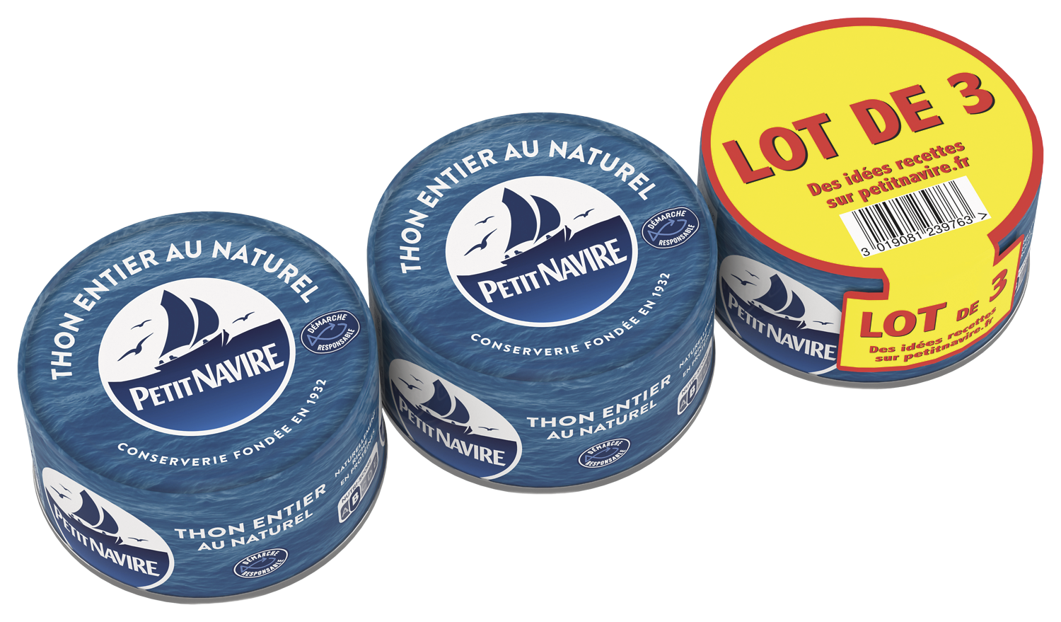 THON ENTIER AU NATUREL PETIT NAVIRE