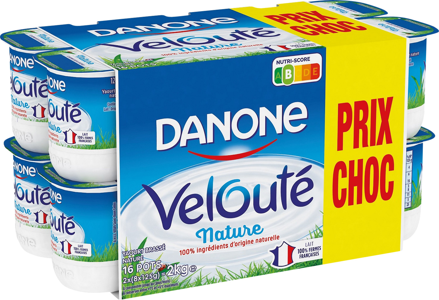 YAOURT BRASSE VELOUTE DANONE