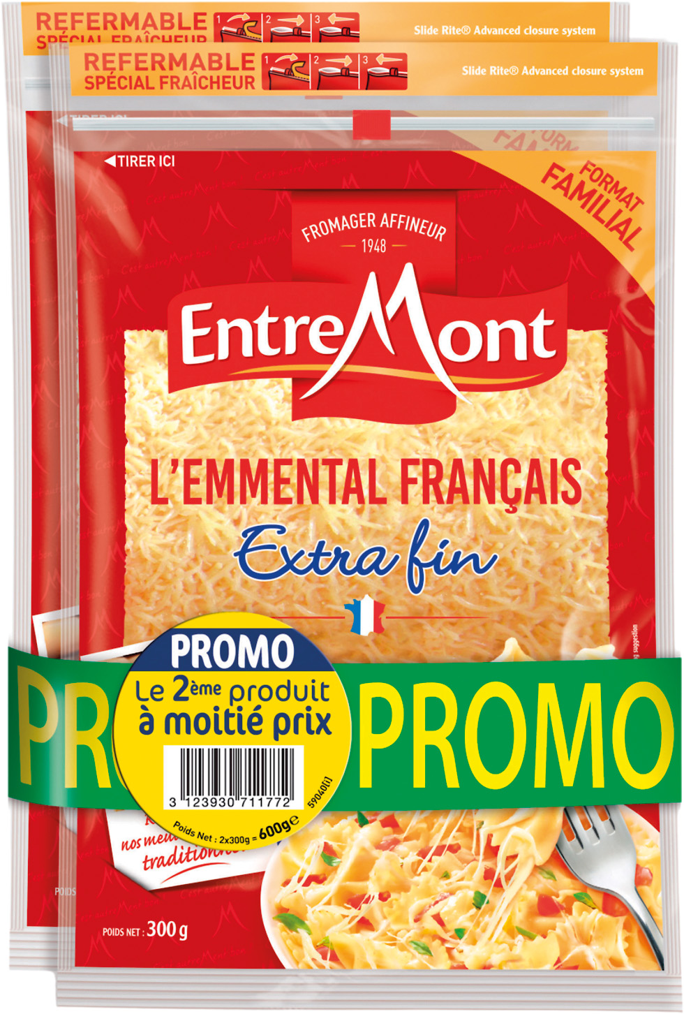 EMMENTAL RAPE AU LAIT THERMISE ENTREMONT