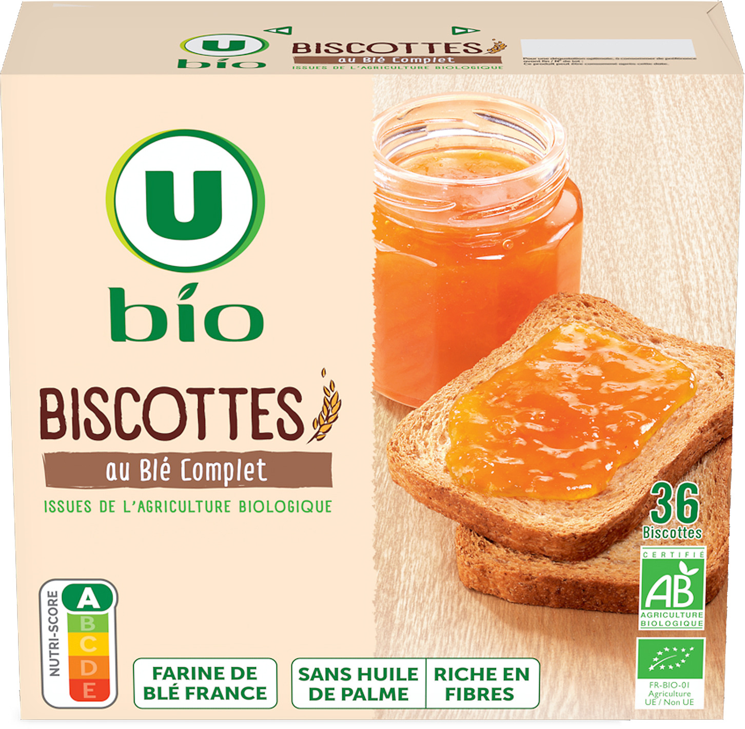 BISCOTTES U BIO