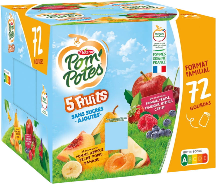 POM'POTES 5 FRUITS MATERNE