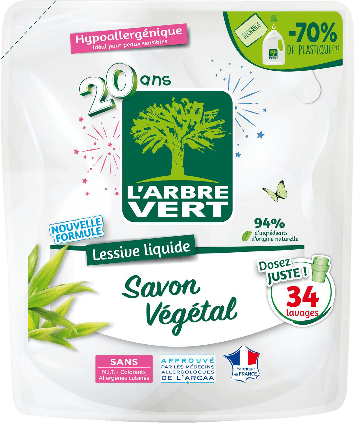 LESSIVE LIQUIDE L'ARBRE VERT