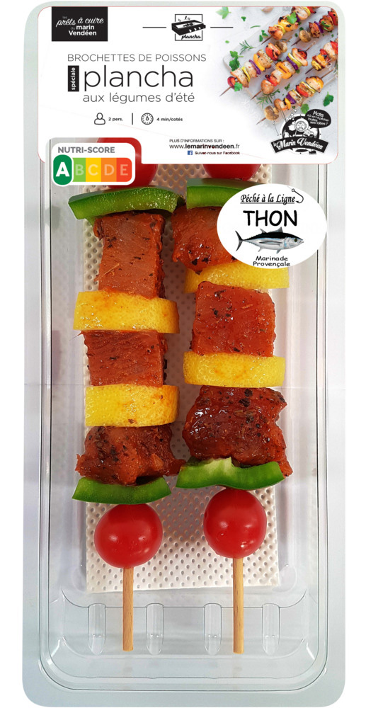 BROCHETTES DE THON MARINEES A LA PROVENCALE
