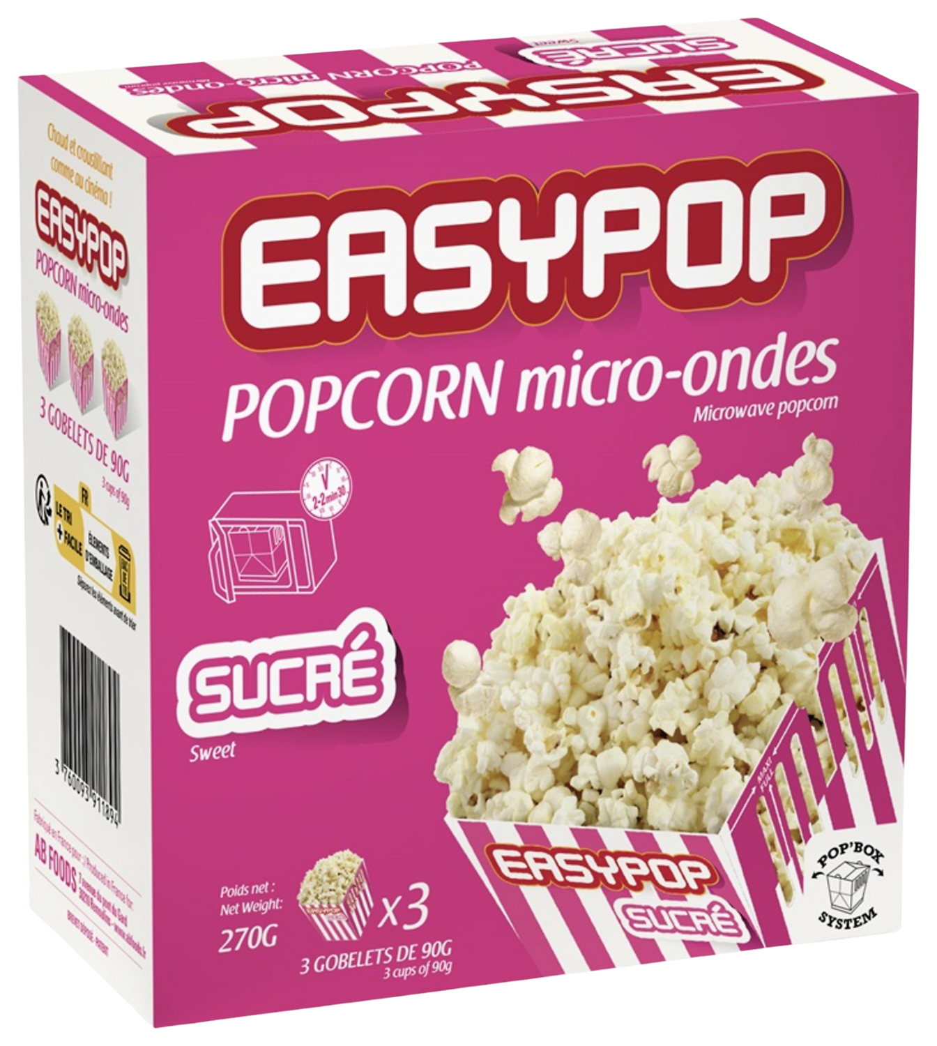 POPCORN MICRO-ONDES EASYPOP