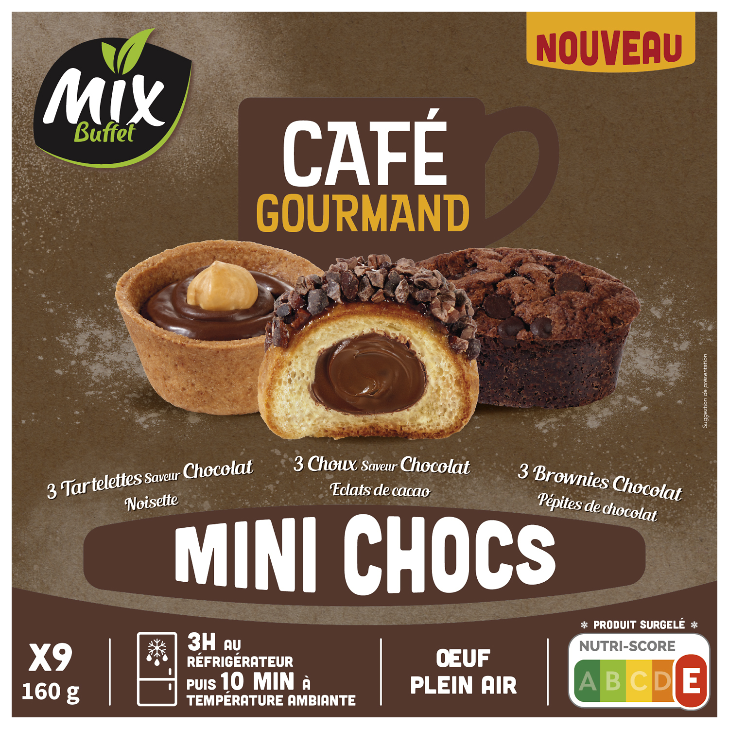 MINI PATISSERIES SURGELEES MIX BUFFET