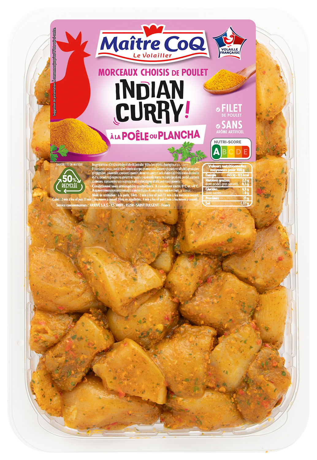 MORCEAUX CHOISIS DE POULET MAITRE COQ