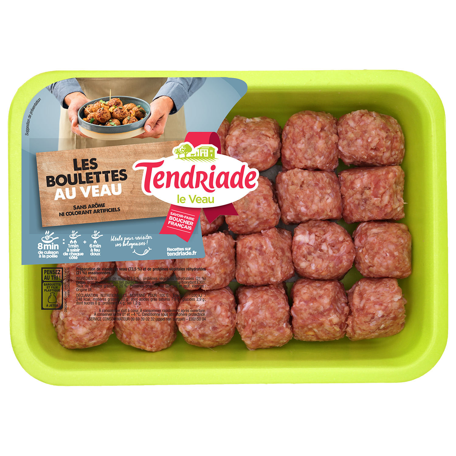 BOULETTE DE VEAU TENDRIADE