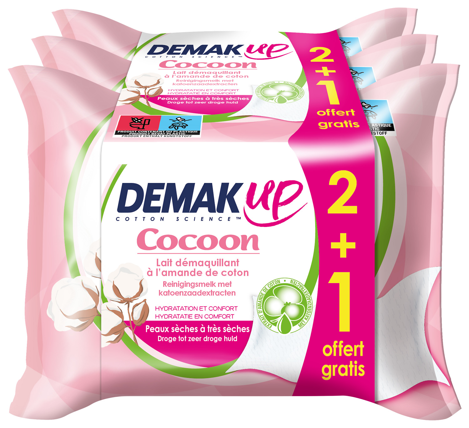 LINGETTES DEMAQUILLANTES DEMAK'UP