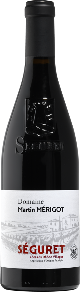 CÔTES DU RHÔNE VILLAGES SÉGURET AOP ROUGE DOMAINE MARTIN MÉRIGOT 2023