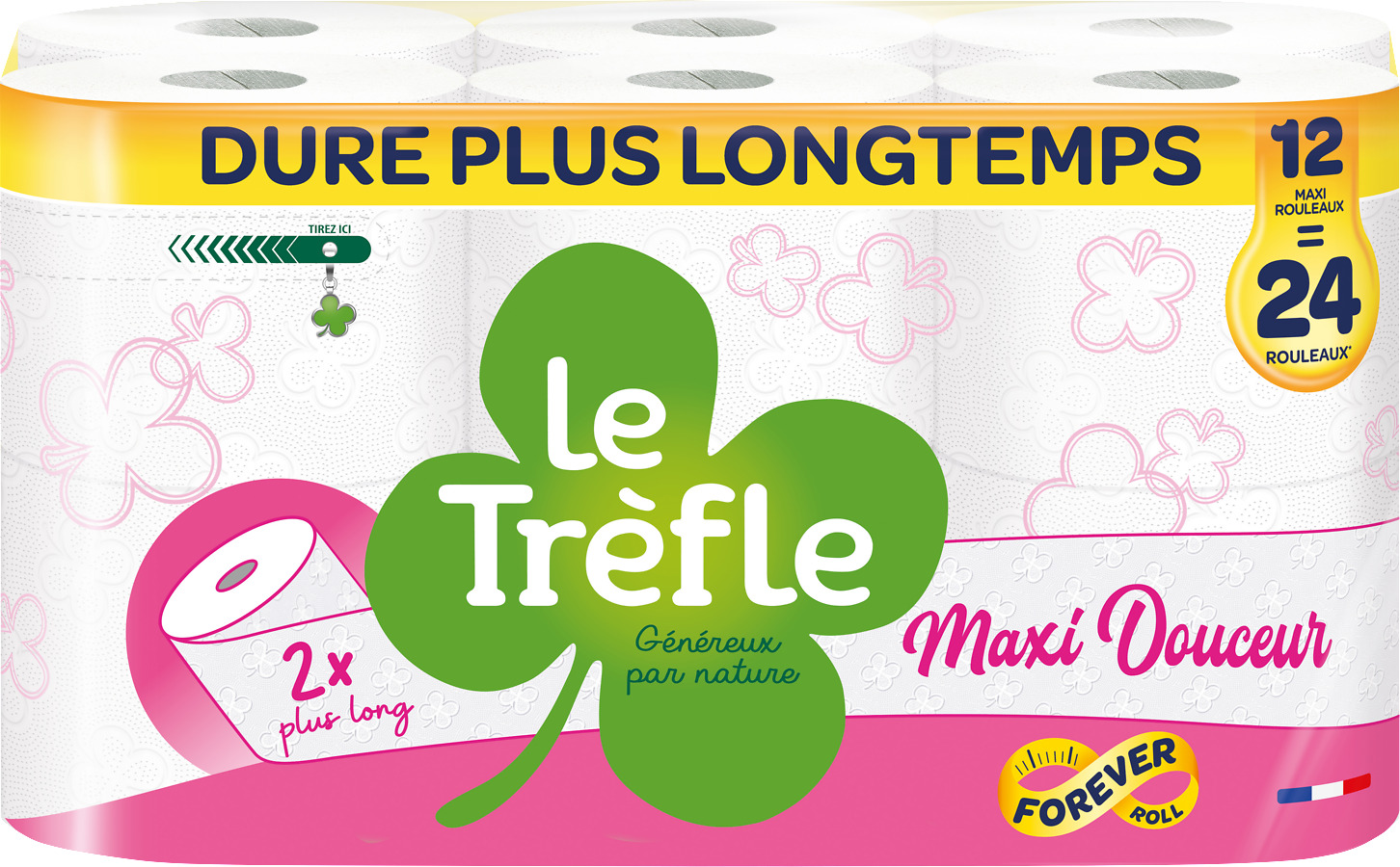 PAPIER TOILETTE LE TREFLE