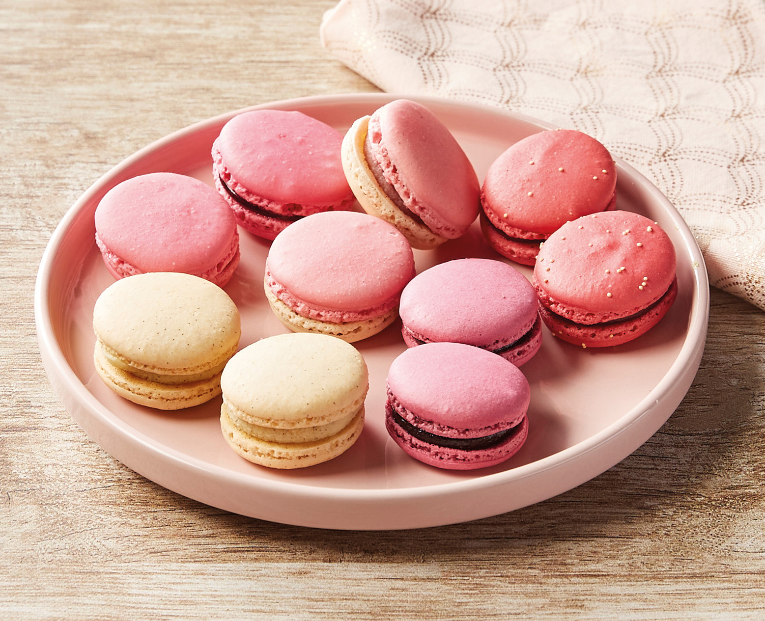 MACARONS OCTOBRE ROSE