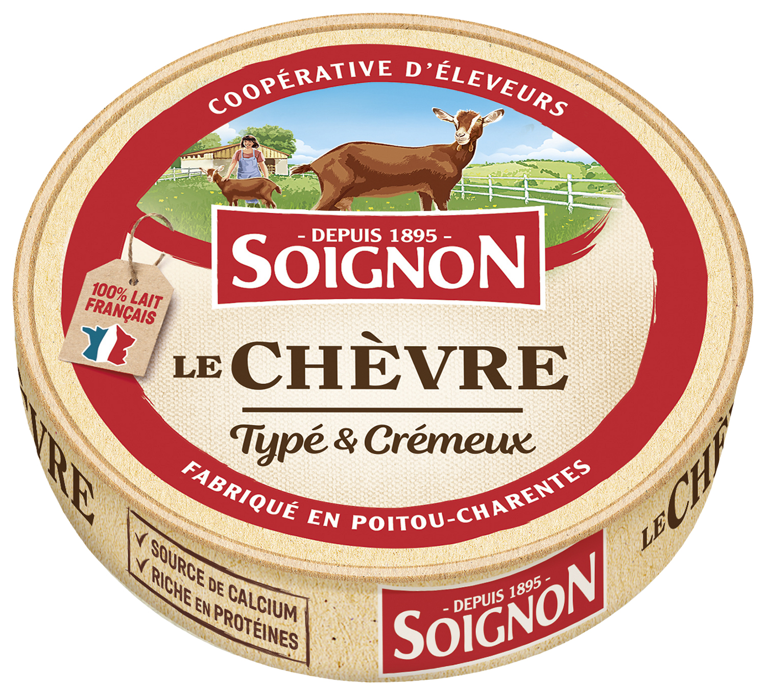 FROMAGE AU LAIT PASTEURISE DE CHEVRE SOIGNON