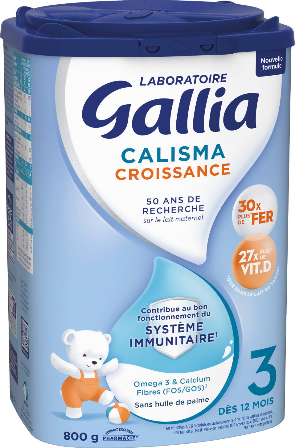 CALISMA CROISSANCE 3 DES 12 MOIS GALLIA