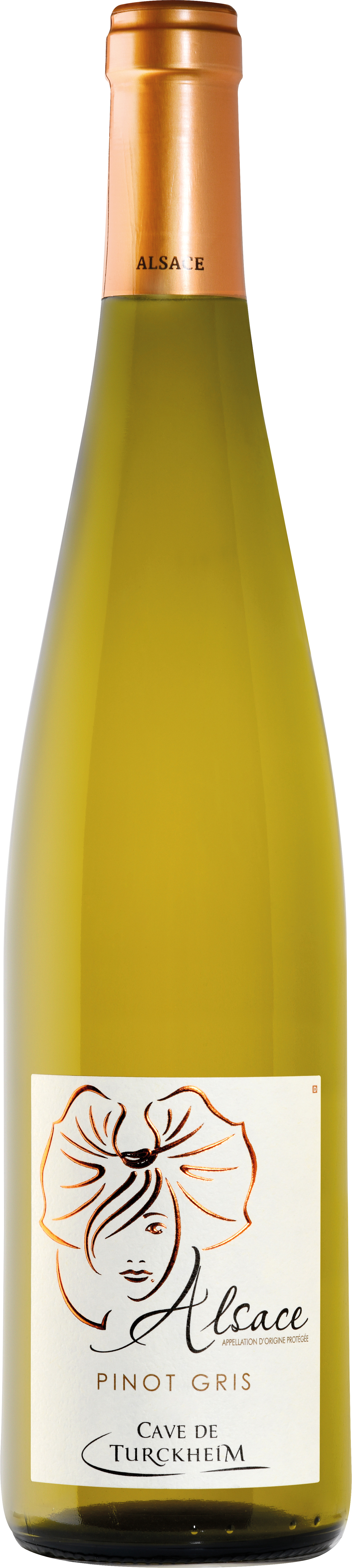 ALSACE AOP BLANC DEMI-SEC PINOT GRIS CAVE DE TURCKHEIM 2023