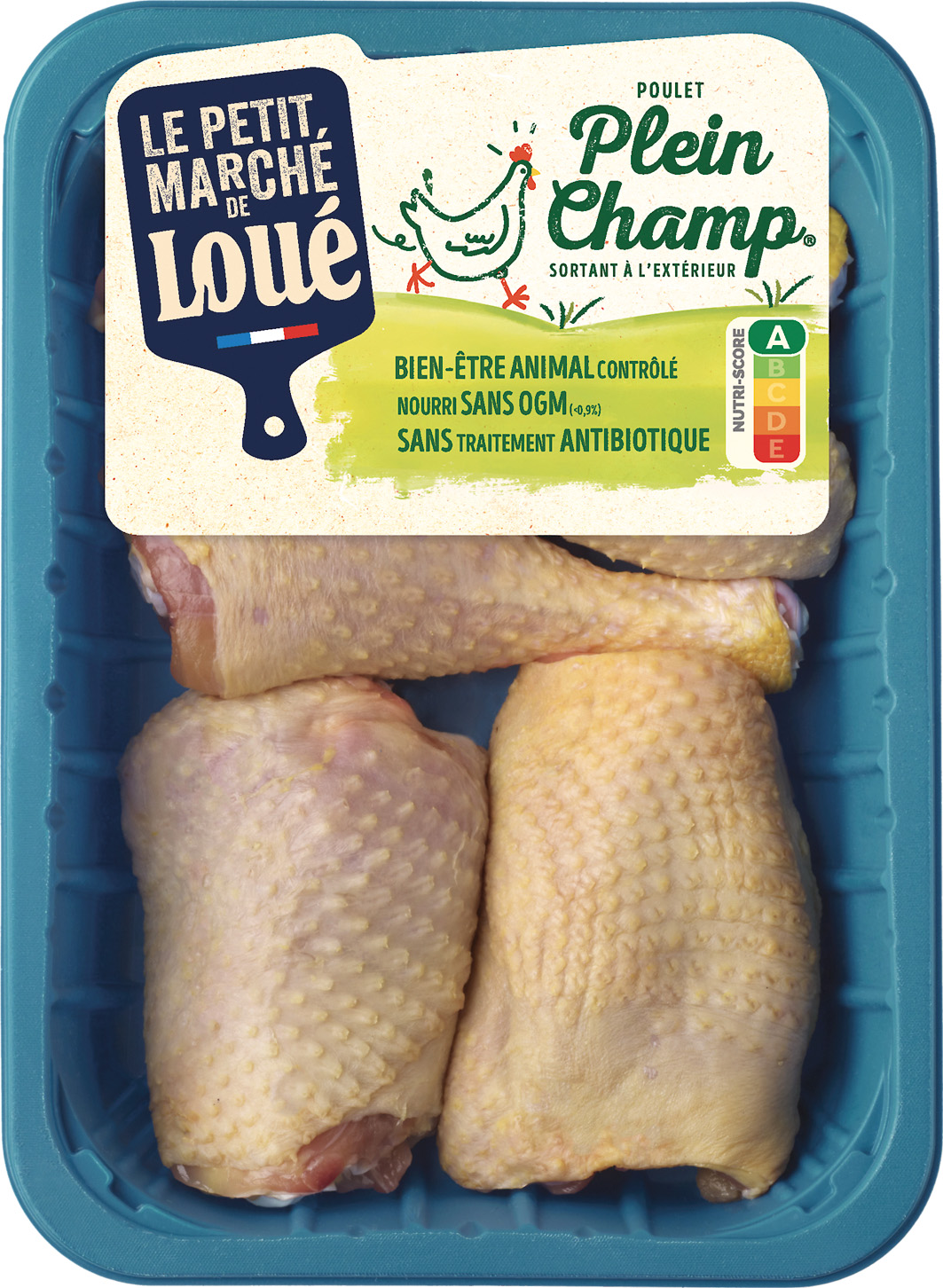 MORCEAUX DE POULET CHOISIS
PLEIN CHAMP DE LOUE