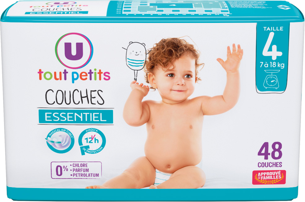 COUCHES ESSENTIEL U TOUT PETITS