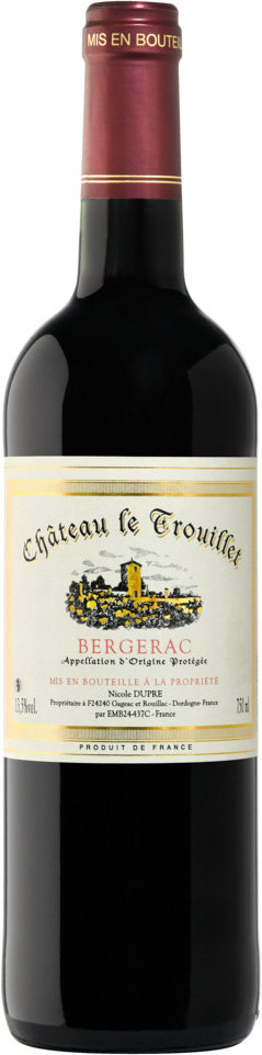 BERGERAC AOP ROUGE CHÂTEAU LE TROUILLET 2023