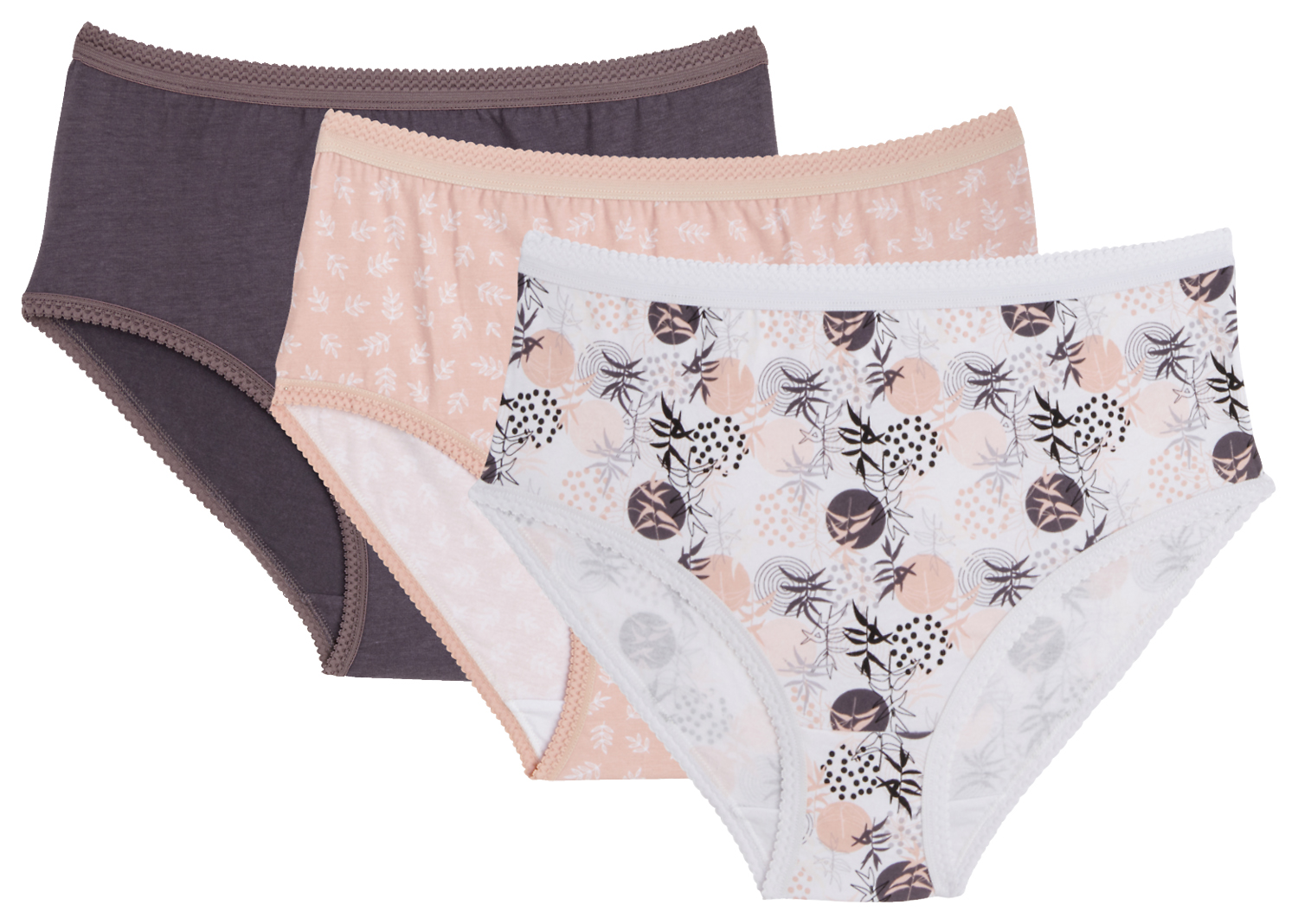 LOT DE 3 CULOTTES FEMME