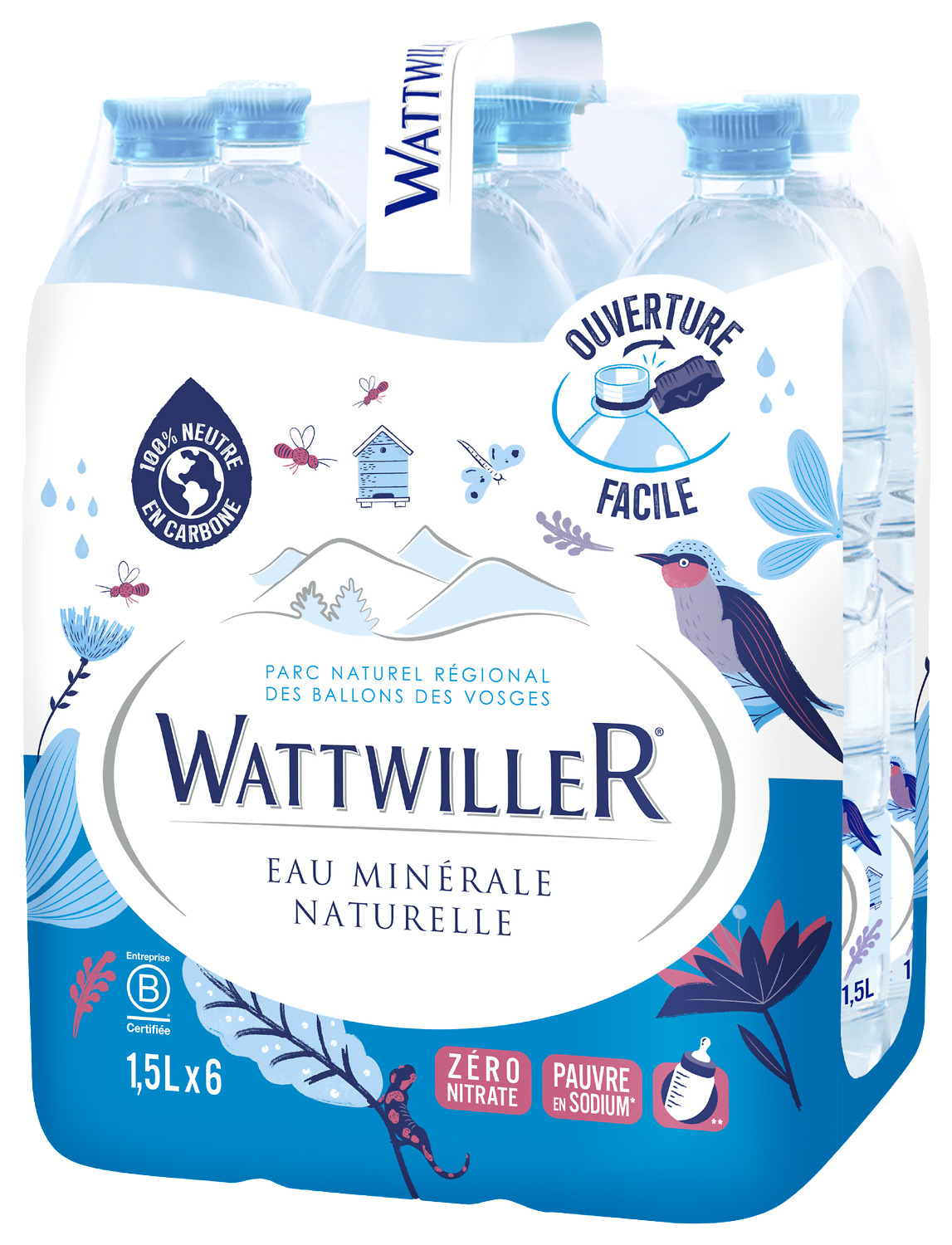 EAU MINERALE NATURELLE WATTWILLER