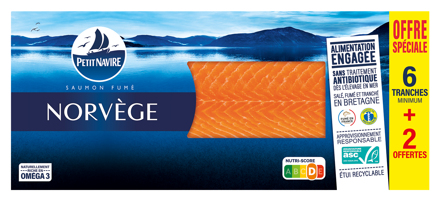 SAUMON FUME NORVEGE PETIT NAVIRE