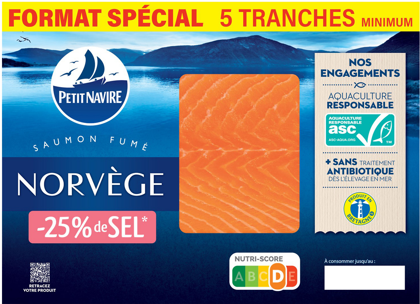 SAUMON FUME PETIT NAVIRE