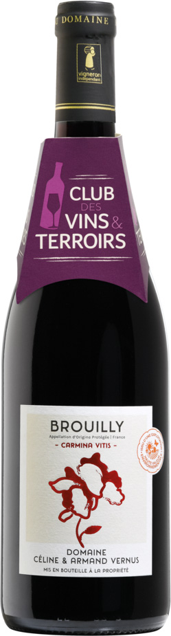 BROUILLY AOP ROUGE DOMAINE CÉLINE ET ARMAND VERNUS CARMINA VITIS 2023