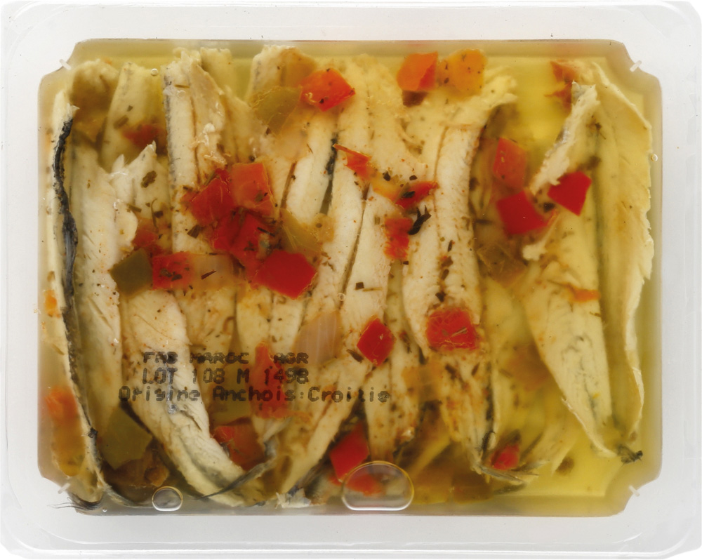 FILET D'ANCHOIS MARINE AIL, PROVENCAL OU ORIENTAL LA MONEGASQUE