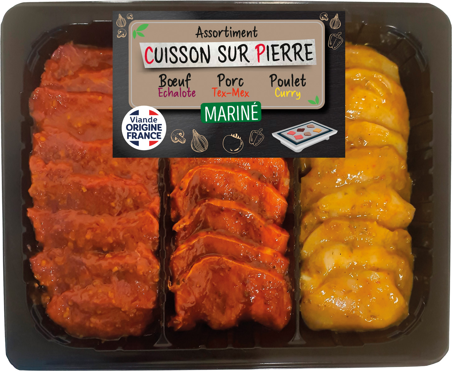 ASSORTIMENT CUISSON SUR PIERRE