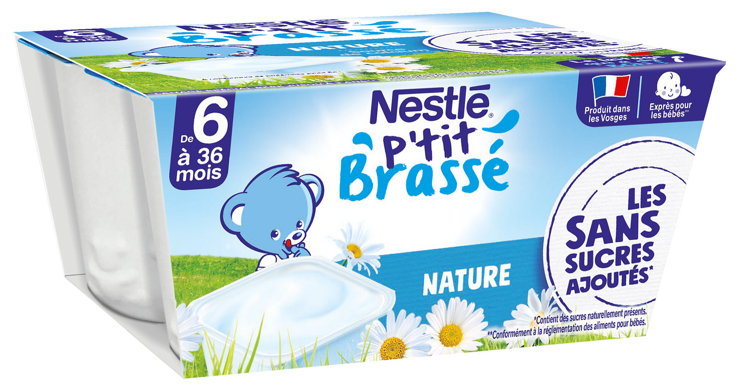 DESSERT LACTE DES 6 MOIS P'TIT BRASSE NESTLE