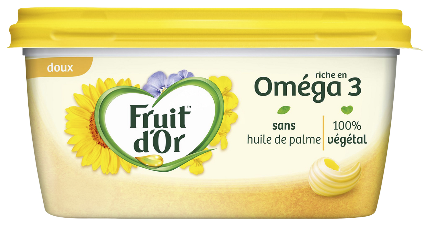 MARGARINE A TARTINER & A CUIRE 50% MG FRUIT D'OR
