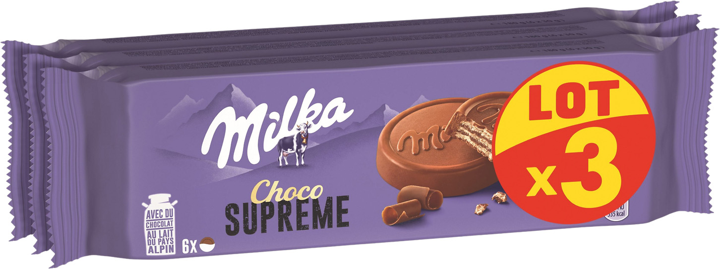 BISCUITS CHOCO SUPREME MILKA