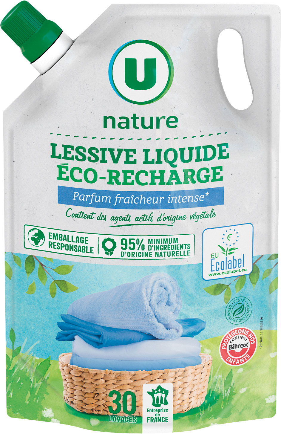 LESSIVE LIQUIDE ECO RECHARGE U NATURE