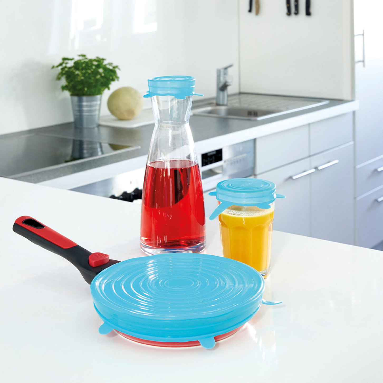 LOT DE 3 COUVERCLES RONDS